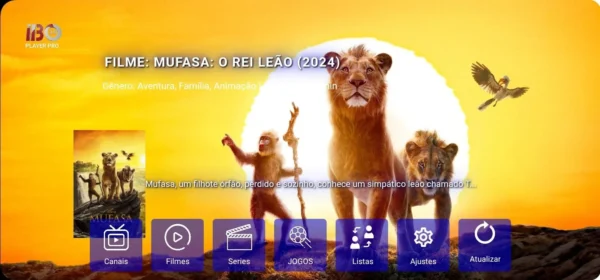 Aplicativo IBO Player 3.8 IPTV